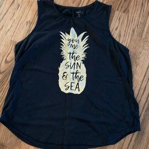 Apt 9 XL black swing tank shirt sleeveless